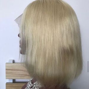 613 Human Hair Wig 14in